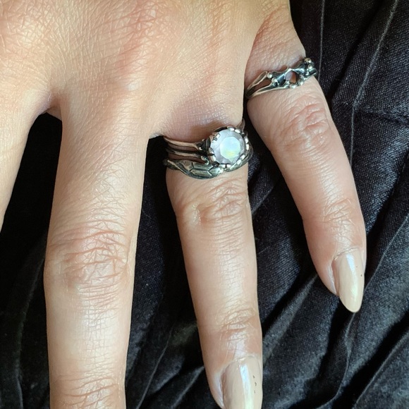 Bloodmilk Belonging to the Underworld Prt 2 Rose Quartz Ring - Picture 2 of 5